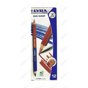 Crayon géant lyra  bleu/rouge